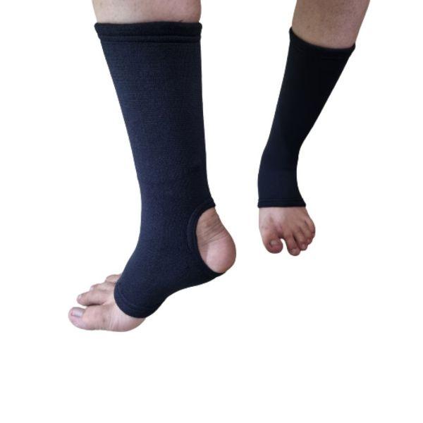 Sahyog Wellness 4 way Stretchable Ankle Compression Support - Black (M) 1's