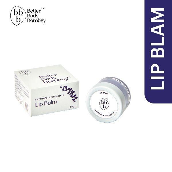 BBB Better Body Bombay Lip Balm- Lavender & Chamomile 10 gm - Lip Balms