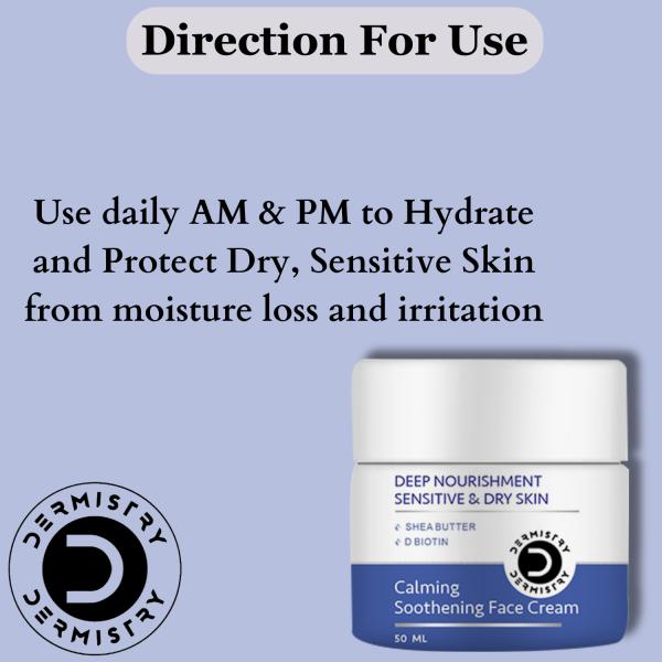 Dermistry Sensitive & Dry Skin Face Cream 50 ml - Face Creams