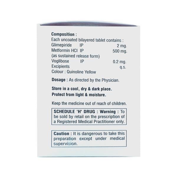 Ilet Trio 2mg Tablet 10'S - Diabetes-Ant