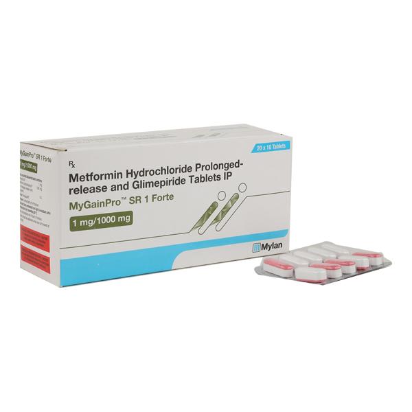 MYGAIN PRO SR 1 FORTE Tablet 10's - Diabetes-Ant