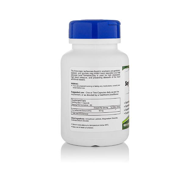 HealthVit Soy Isoflavones Extract 50 mg Capsules 60's - Women Health