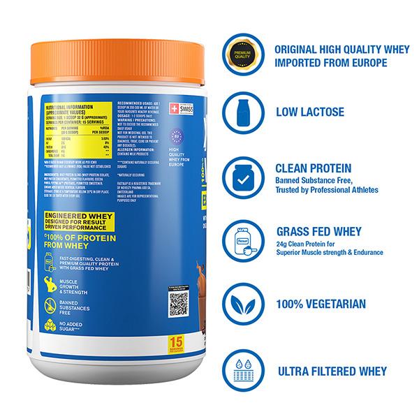 Fast&Up Whey Essentials Powder - Creamy Coffee Flavour 1.058 lb - Whey Proteins