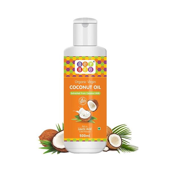 BeyBee Organic Virgin Coconut Oil 500 ml - Creams, Lotions & Oils