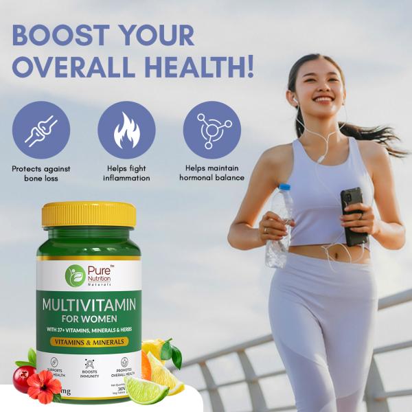 Pure Nutrition Multivitamin for Women 1500 mg Veg Tablet 30's - Women Health