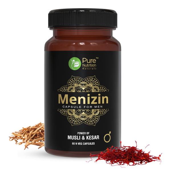 Netmeds | Pure Nutrition Menizin Veg Capsule For Men 60's
