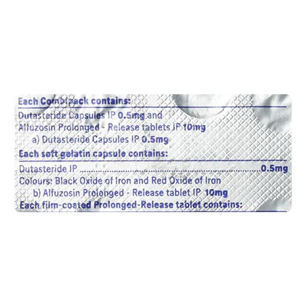 Dutalfa Capsule Combipack 10'S - Bladder And Prostate Disorders-Dru