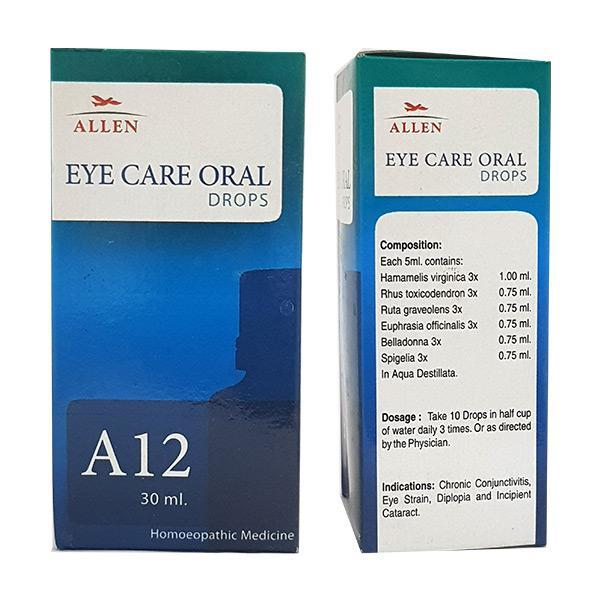 Netmeds | Allen A12 Eye Care Oral Drops 30 ml