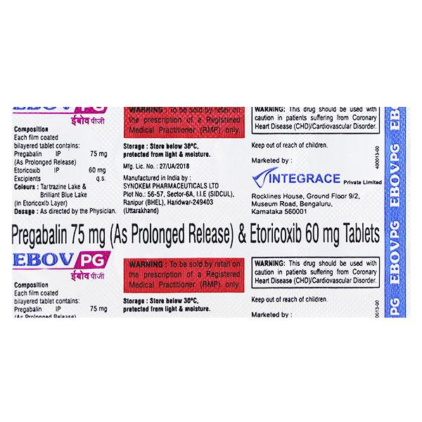 EBOV PG Tablet 10's - Neuropathic Pain-Dru