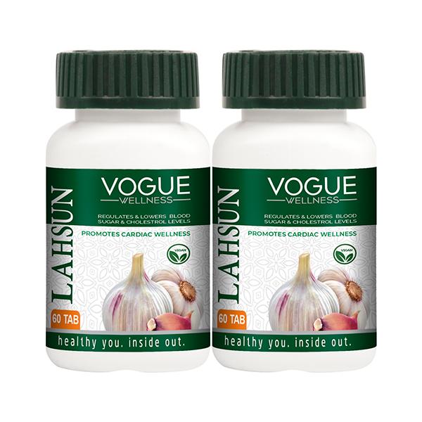 Vogue Wellness Lahsun Tablet (Pack of 2 x 60's) - Pure Herbs