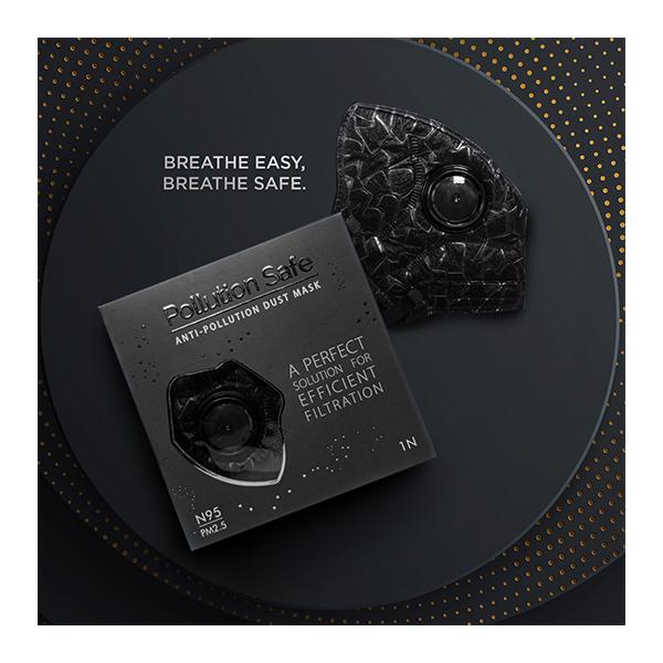 Pollution Safe Anti Pollution Dust Mask N95 and PM2.5 - Face Mask