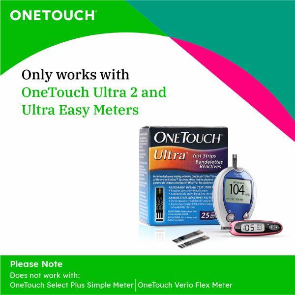 Onetouch Ultra Test Strip 25's - Blood Glucose Monitors/Strips