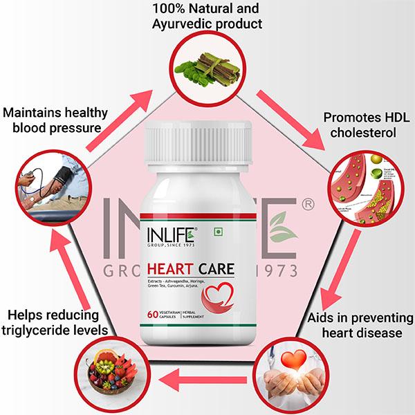 INLIFE Heart Care Capsules 60's - Vital Health