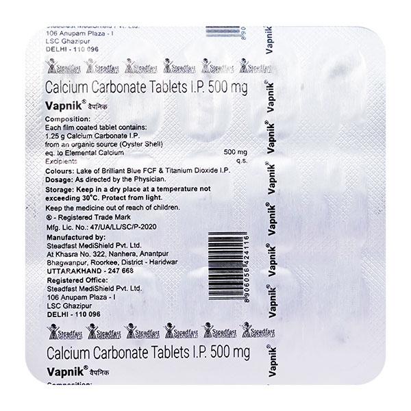 VAPNIK Tablet 15's - Supplements-Vit