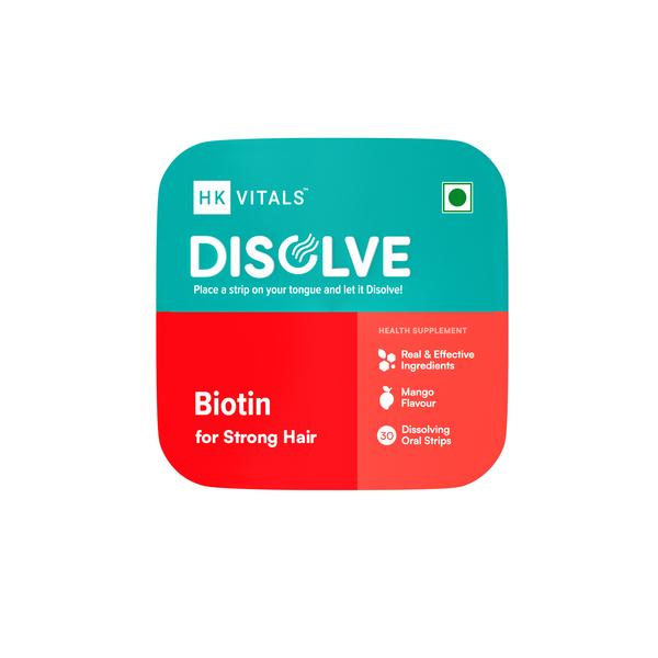 Healthkart HK Vitals Disolve Biotin Strips - Mango 30's - Hair & Skin