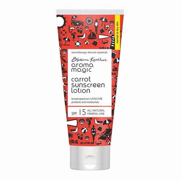 Netmeds | Aroma Magic SPF 15 Sunscreen Lotion - Carrot 50 ml