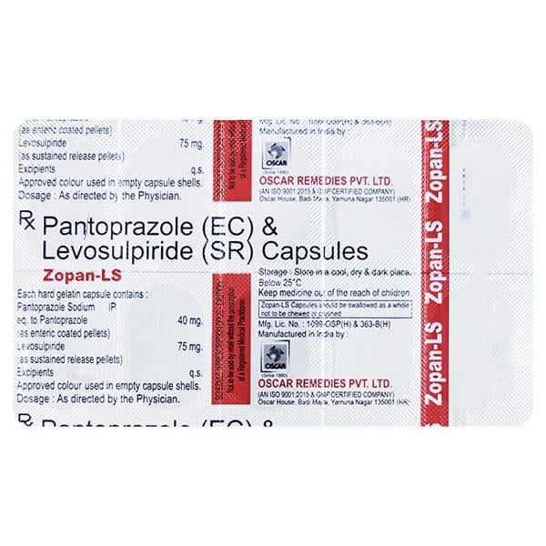 ZOPAN LS Capsule 10's - Ulcer/Reflux/Flatulence-Aaa