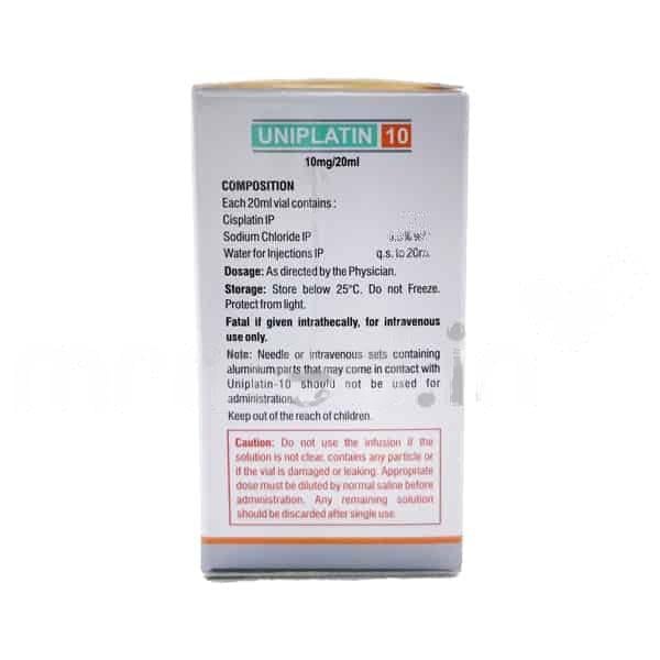UNIPLATIN 10mg Injection 20ml - Cancer Oncology-Cyt