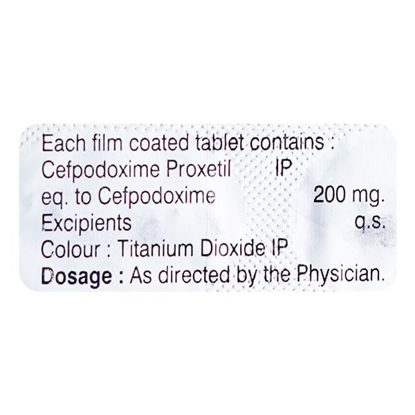 Cefnova 200Mg Tablet 10's - Bacterial Infections-Cep