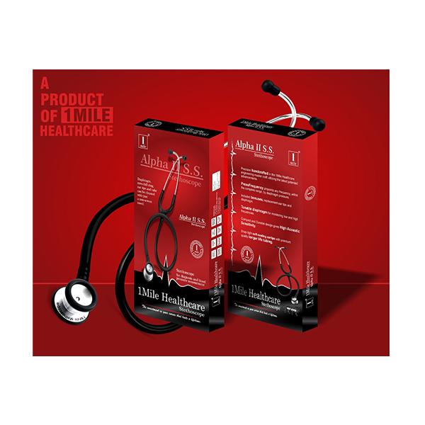 1Mile Stethoscope - Alpha II S.S. - Stethoscopes