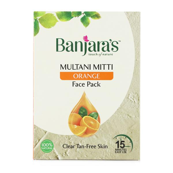 Netmeds | Banjaras Tan Free Multani Mitti Face Pack - Orange 100 gm