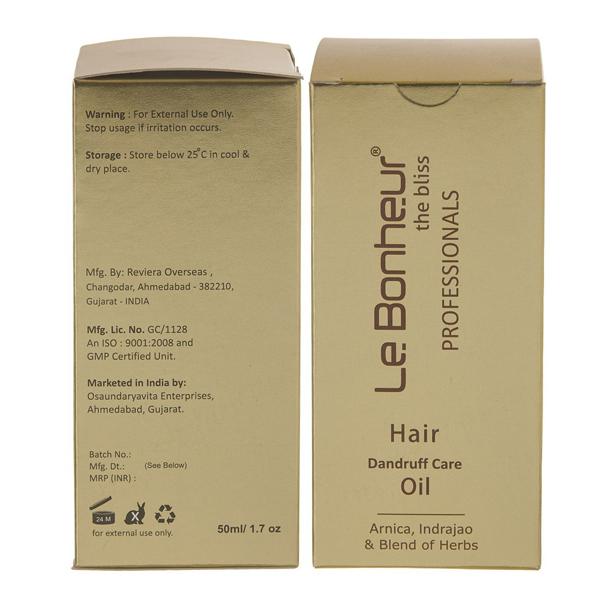 Le Bonheur Dandruff Care Hair Oil 50 ml - Hair Oils