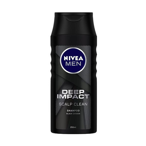 Nivea Men Deep Impact Shampoo - Scalp Clean 250 ml - Shampoos