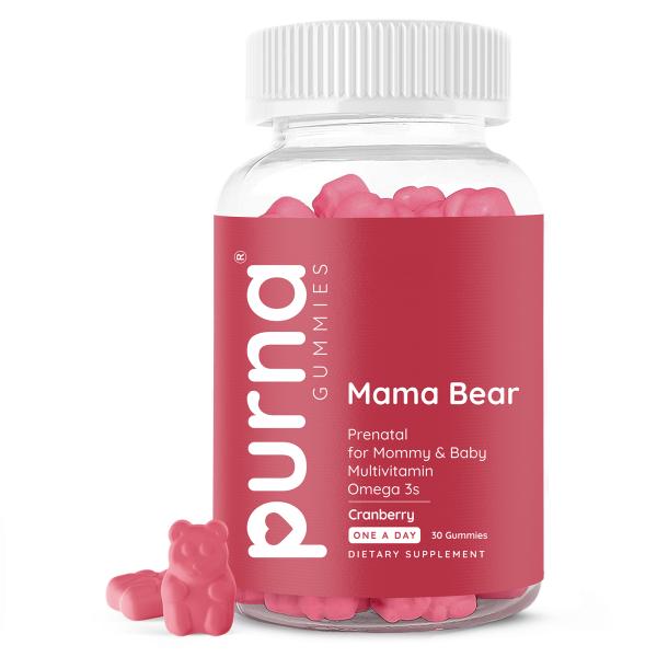 Purna Gummies Prenatal Cranberry Flavor Gummies for Pregnancy with Vitamin K2 30's - Women Health
