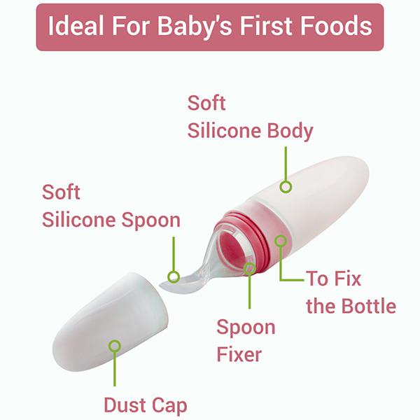 R for Rabbit First Feed Feeding Spoon - Red - Feeding & Nursing
