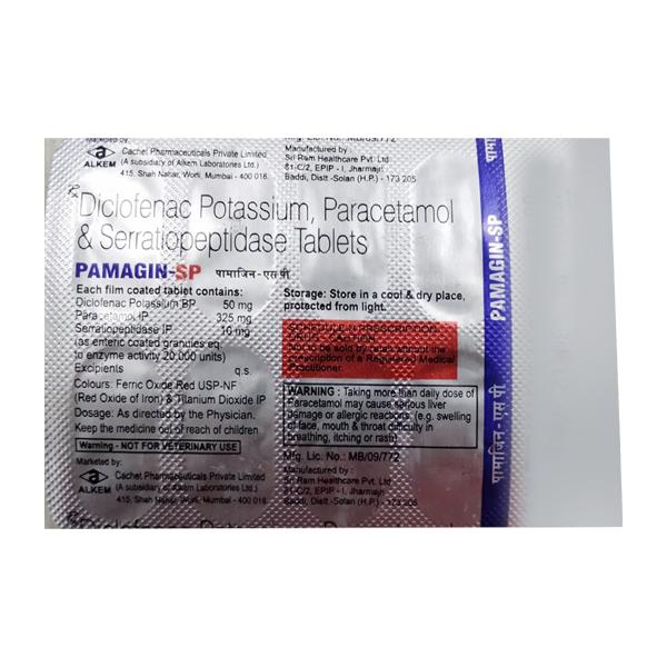PAMAGIN SP Tablet 10's - Pain relief-Nsa