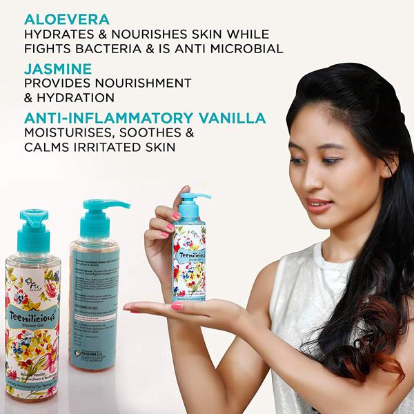 Fixderma Teenilicious Shower Gel - Velvette Vanilla 200 ml - Shower Gels & Body Wash