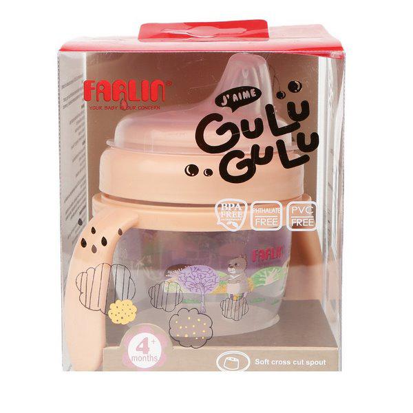 Farlin Gulu Gulu Spout Learner Cup - Brown 120's