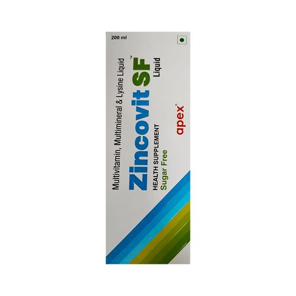 Zincovit SF Sugar Free Liquid 200ml - Supplements-Vam