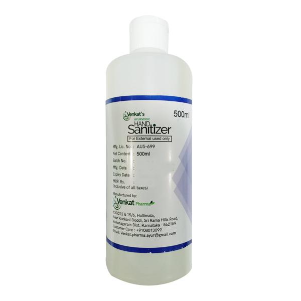 AYURVEDIC HAND Sanitizer 500ml - Sanitizer
