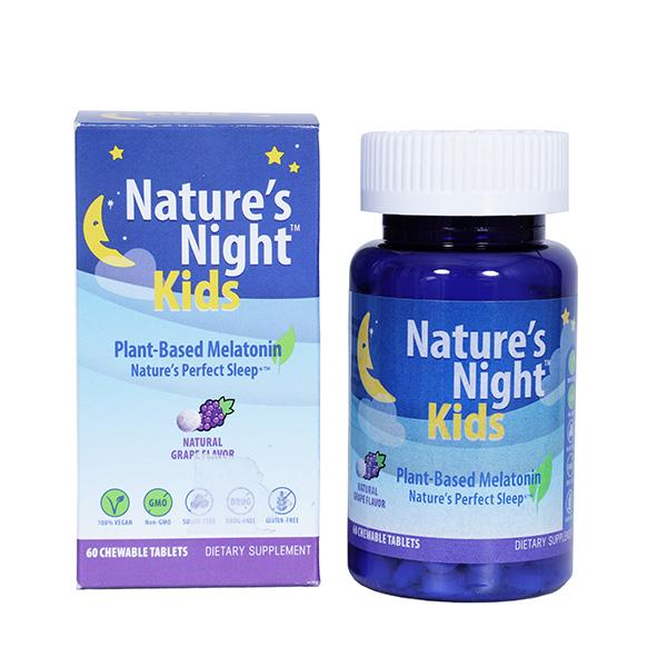 Natures Night kids Chewable Tablet - Natural Grape Flavour 60's - Multi-Vitamins