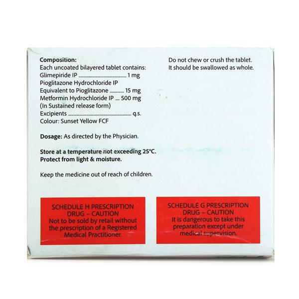 METFAITH PG1 Tablet 10's - Diabetes-Ant