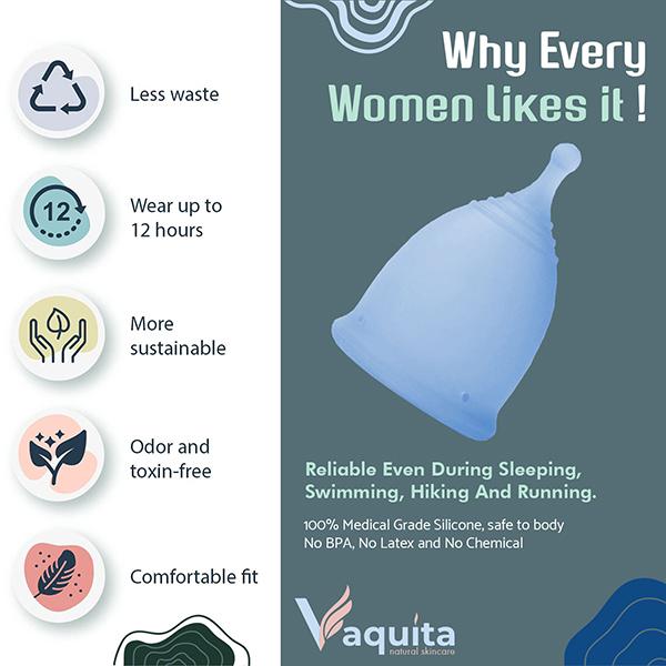 Vaquita Premium Menstrual Cup (L) - Menstrual Cups