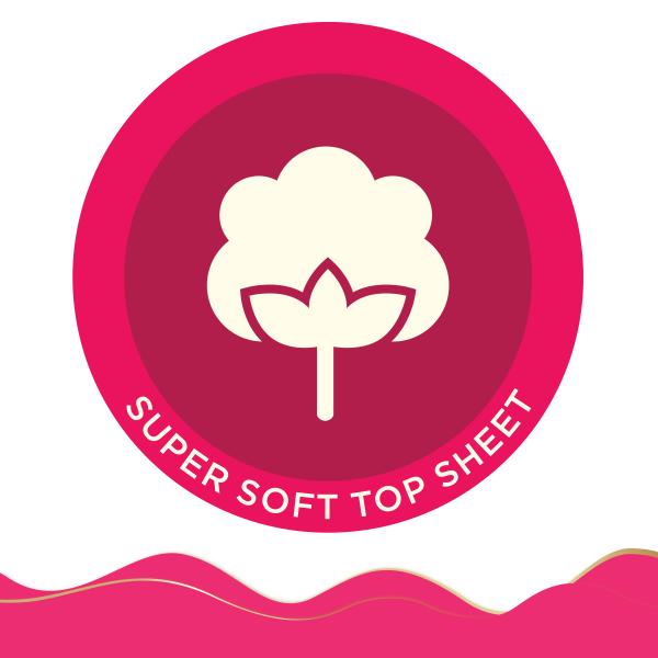 Paree Prima Ultrasoft Heavy Flow Sanitary Pads (XXL) (Pack of 2 x 20's) - Sanitary Napkins