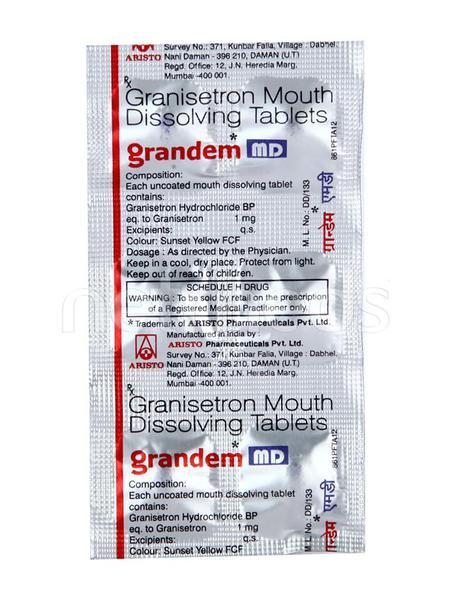 Grandem MD Tablet 6'S - Vomitting/Emesis-Ant