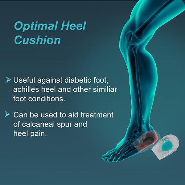 Tynor Heel Cushion Silicone (XL) (K 02) - Ankle/Foot Supports
