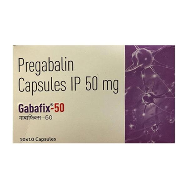 GABAFIX 50 Capsule 10's - Neuropathic Pain-Dru