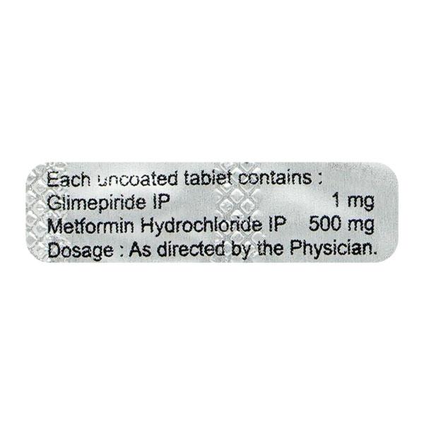 GMM 1mg Tablet 10's - Diabetes-Ant