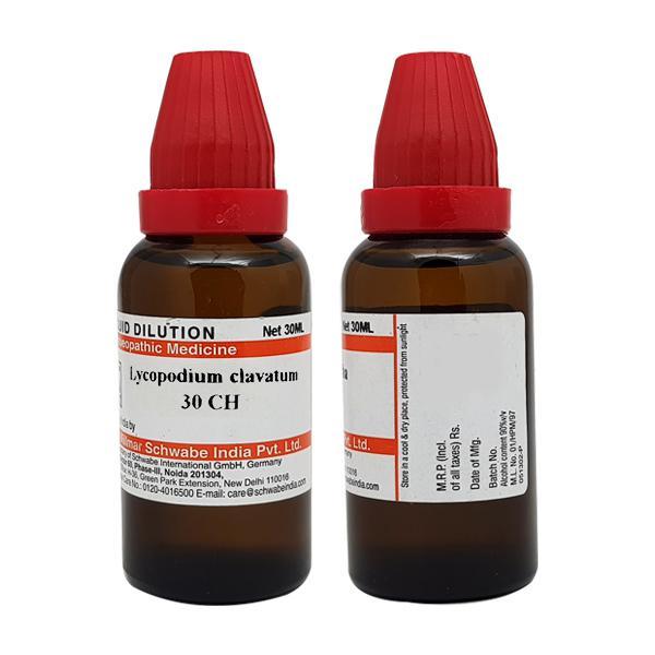 Netmeds | Dr.Willmar Schwabe Lycopodium Clavatum 30CH Liquid 30 ML