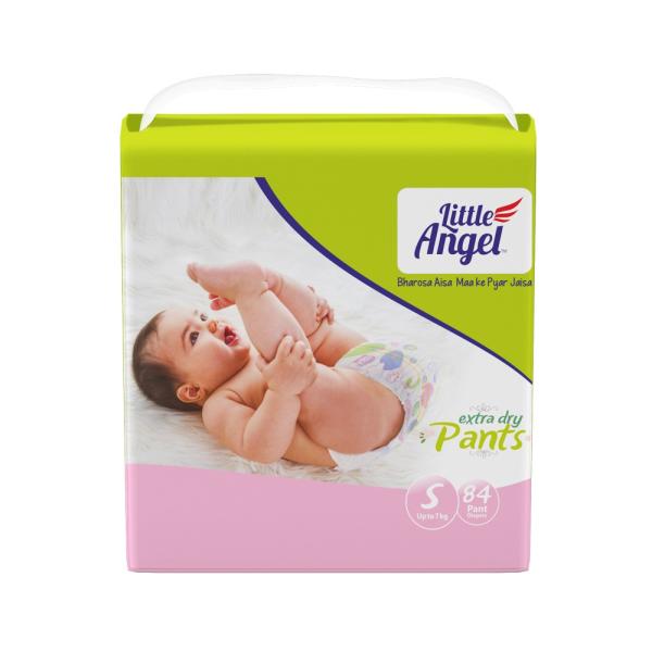 Little Angel Baby Diaper Pants (S) 84's - Diapers & Wipes