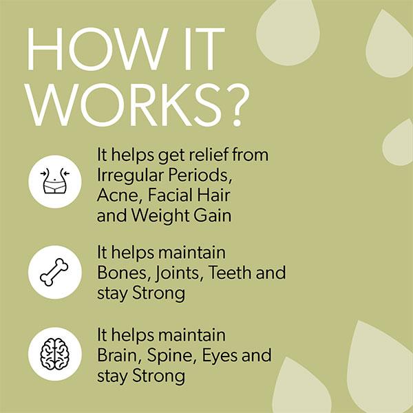 Hera Healthy Hormone Capsule Bundle (No More PCOD + Calcium Core + Omega One) - Women Health