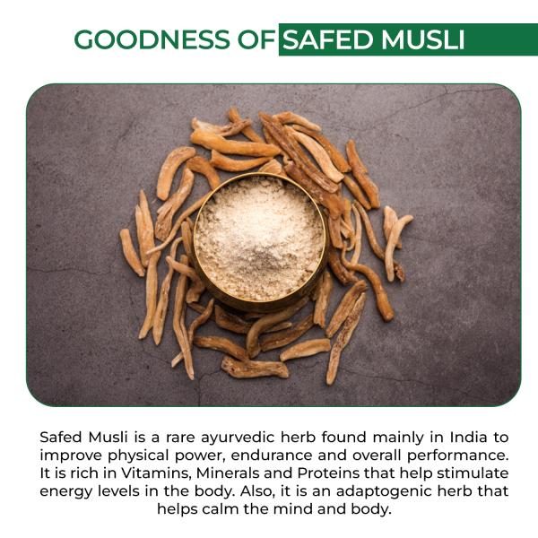Herbal Max Safed Musli 800mg Tablet 60's - Sexual Care