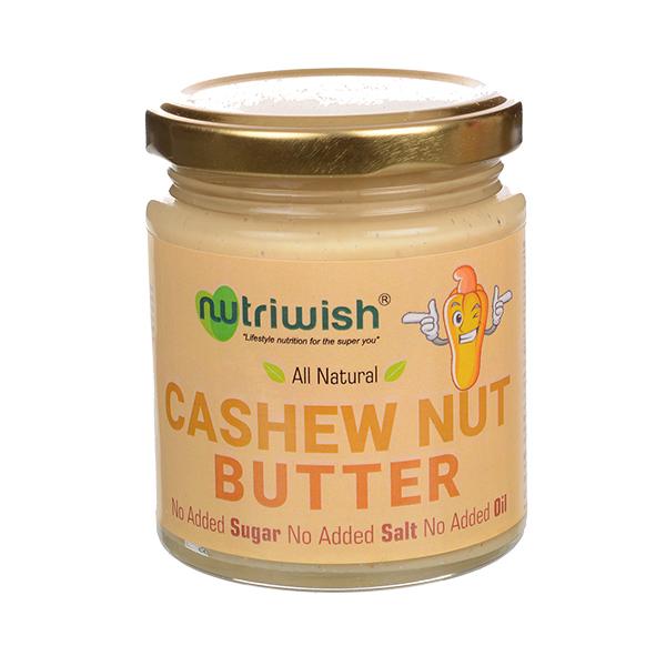 Nutriwish Cashewnut Butter 200 gm - Nutritional Bars