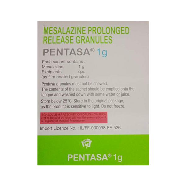 Pentasa Powder 1gm - Ulcerative Colitis/Bowel Inflammatory Disease-GIT