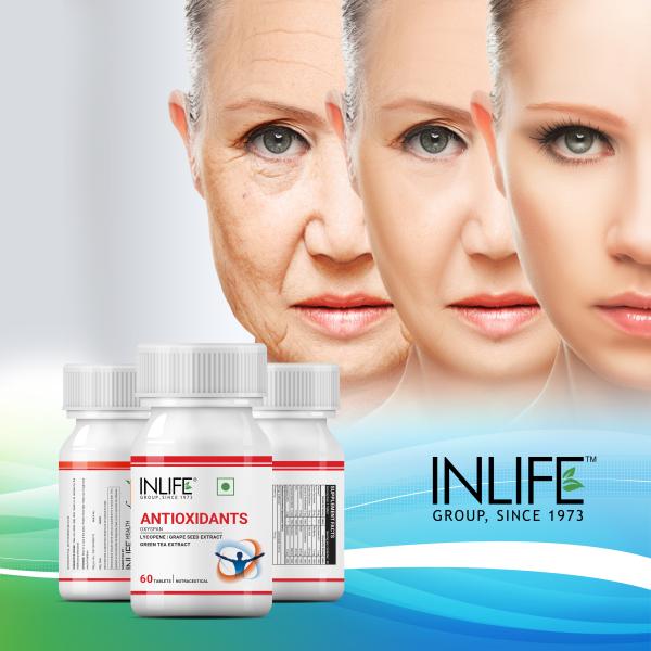 INLIFE Antioxidants Supplement Tablets 60's - Vital Health