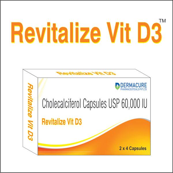REVITALIZE VIT D3 Capsule 4's - Supplements-Vit